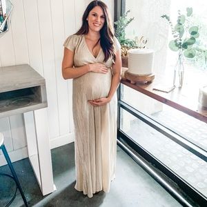 Gold Baltic born dress size medium